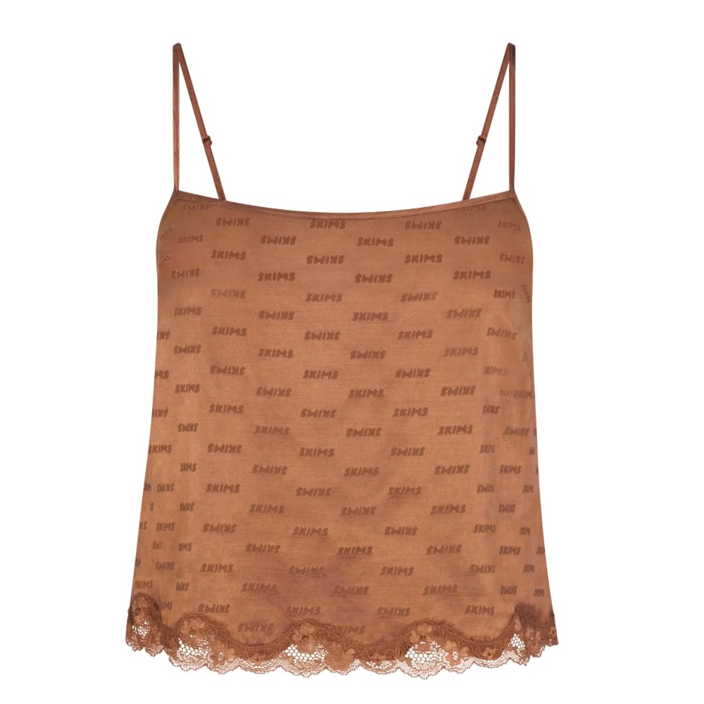 SKIMS Jacquard Silk top